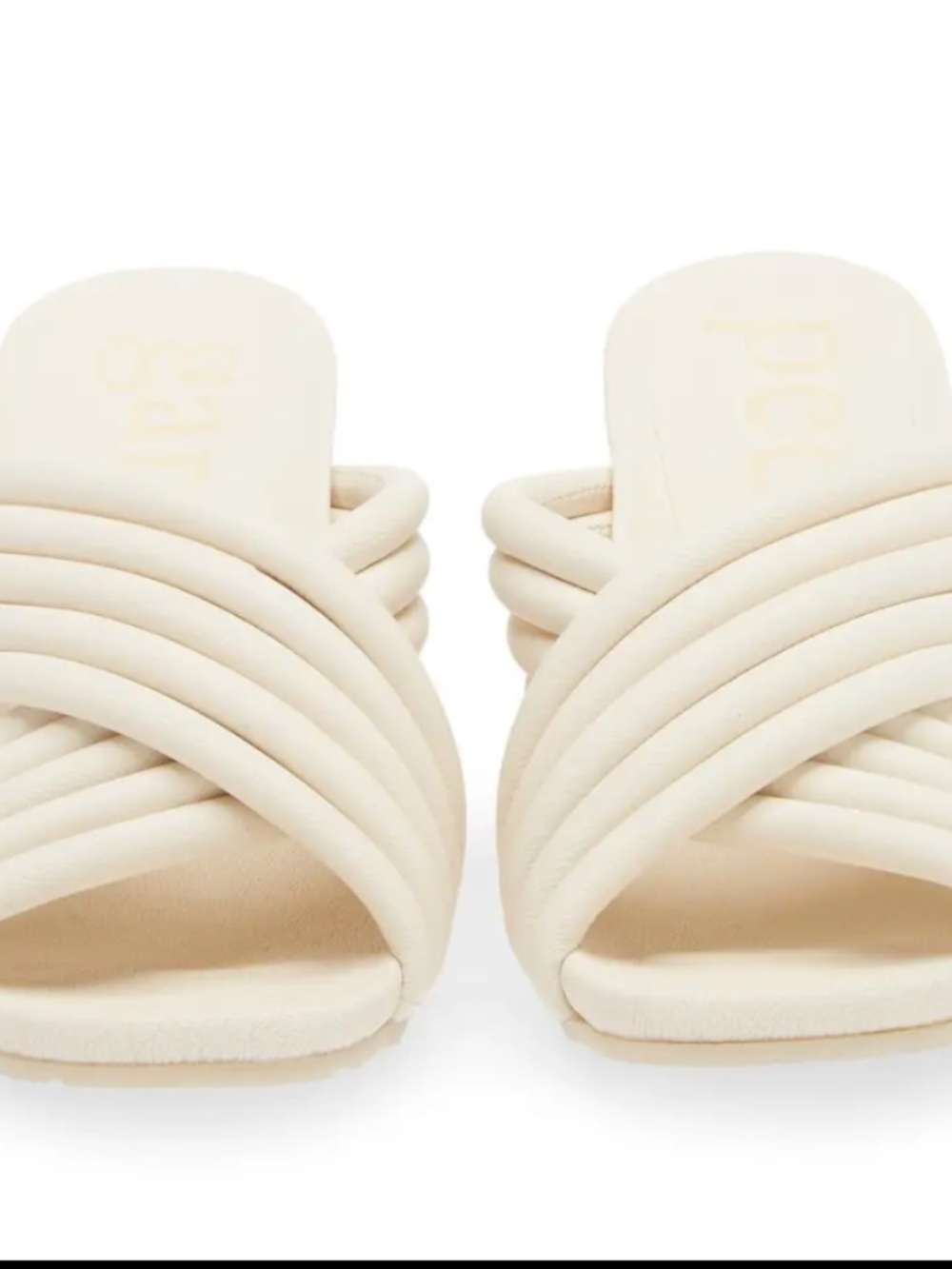 PEDRO GARCIA  Carola Slide Sandal size 8.5 in cream - Picture 2 of 7